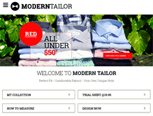 Tablet Screenshot of moderntailor.com